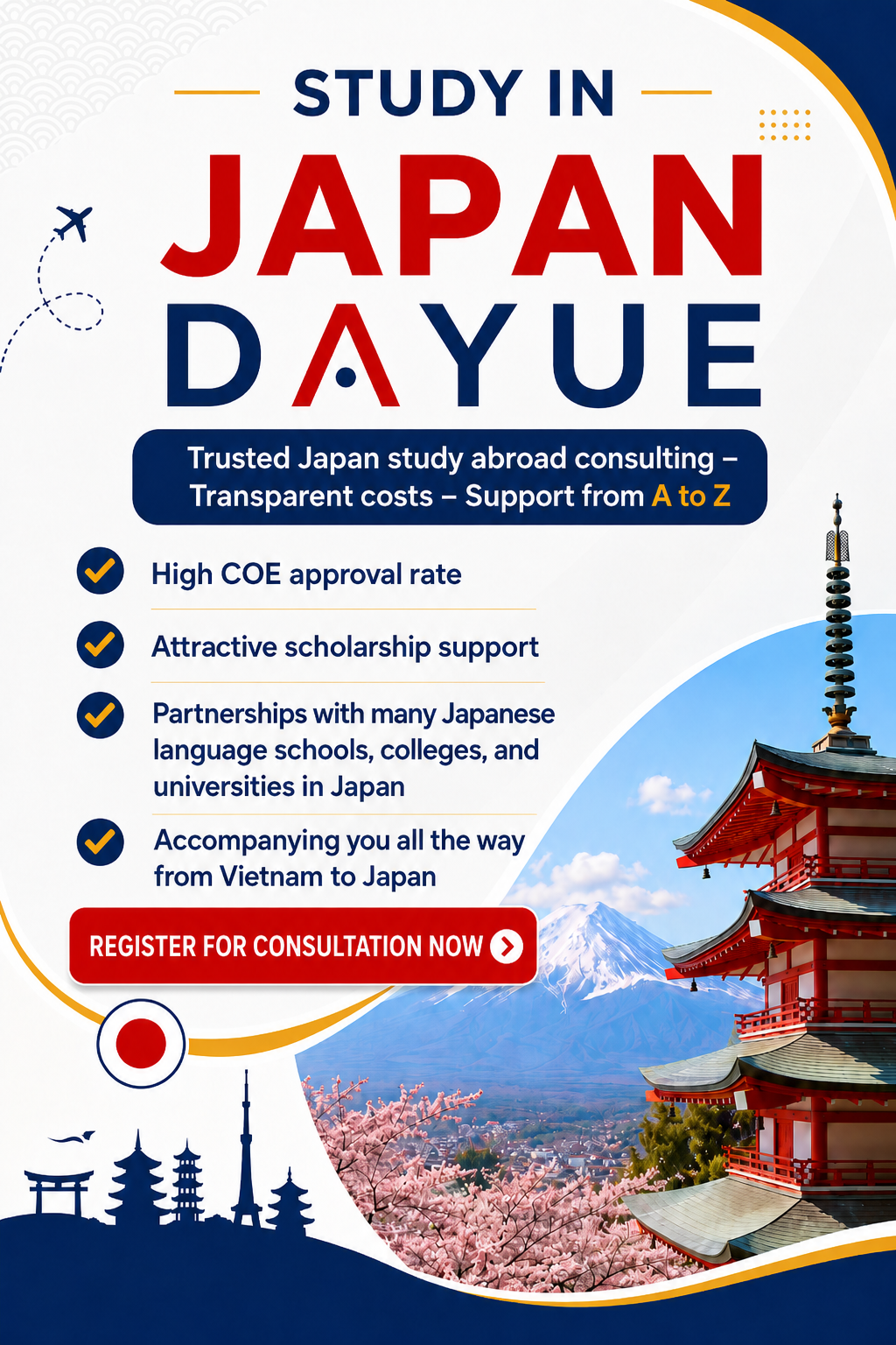 Study in Japan DAYUE