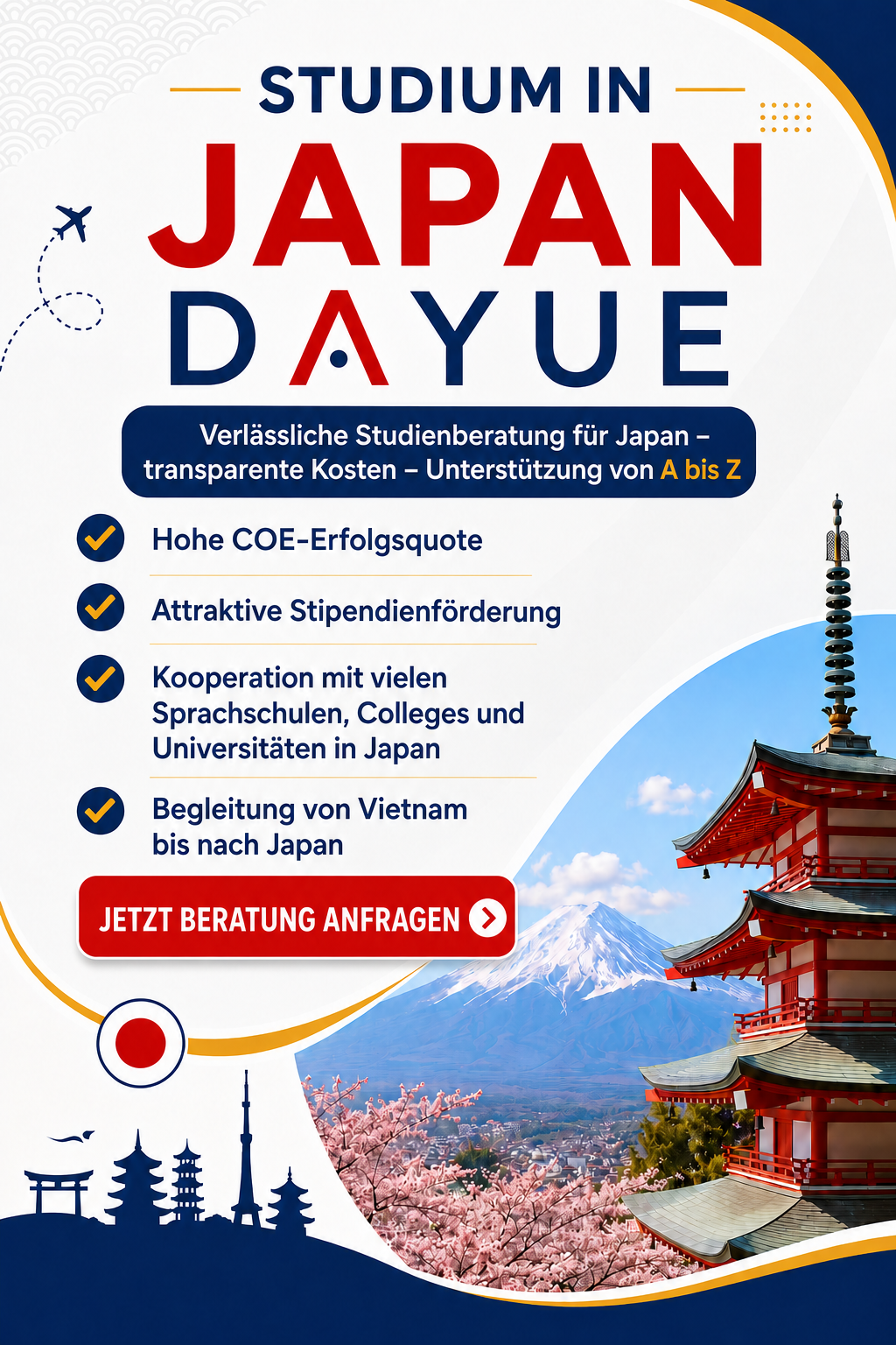 Studium in Japan DAYUE